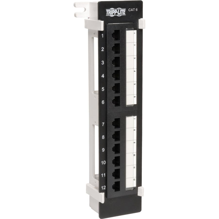 Tripp Lite N252-024-Hu 24-Port 0.5U Rack-Mount Cat6/Cat5 110 Patch Panel 568B, Rj45 Ethernet, Taa