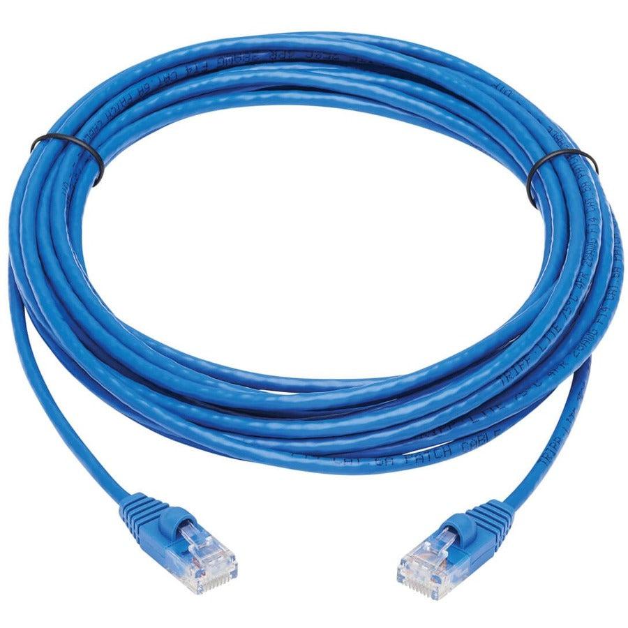 Tripp Lite N261-S20-Bl Cat6A 10G Snagless Molded Slim Utp Ethernet Cable (Rj45 M/M), Blue, 20 Ft. (6.09 M)