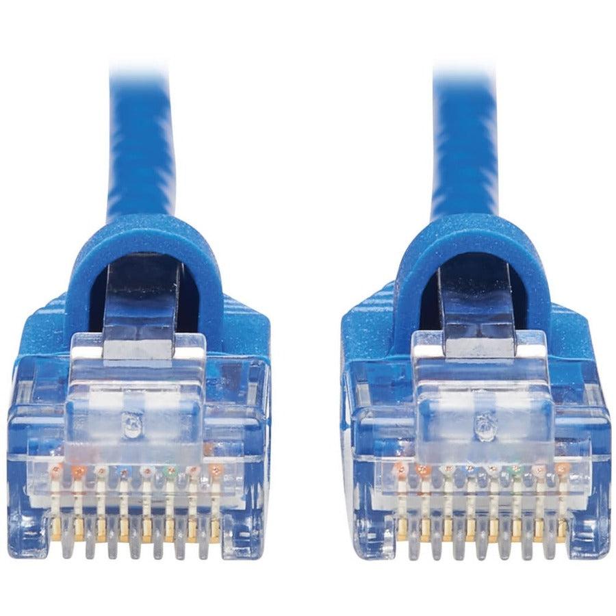 Tripp Lite N261-S25-Bl Cat6A 10G Snagless Molded Slim Utp Ethernet Cable (Rj45 M/M), Blue, 25 Ft. (7.62 M)