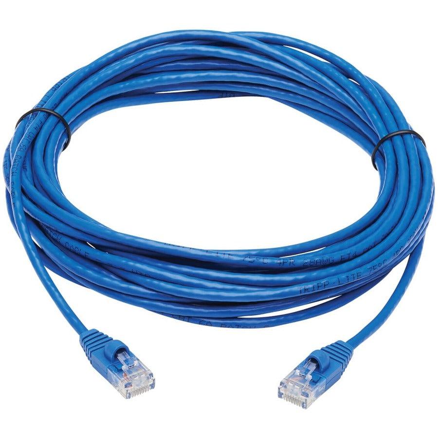 Tripp Lite N261-S25-Bl Cat6A 10G Snagless Molded Slim Utp Ethernet Cable (Rj45 M/M), Blue, 25 Ft. (7.62 M)