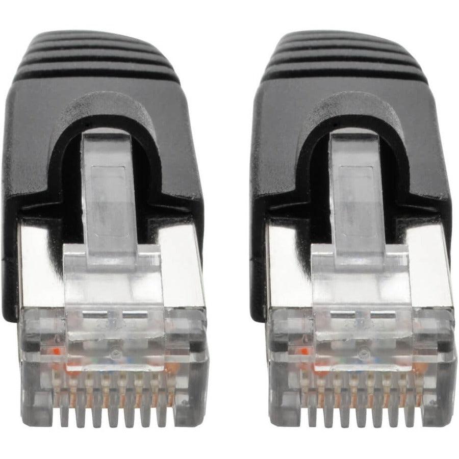 Tripp Lite N262-004-Bk Cat6A 10G-Certified Snagless Shielded Stp Ethernet Cable (Rj45 M/M), Poe, Black, 4 Ft. (1.22 M)