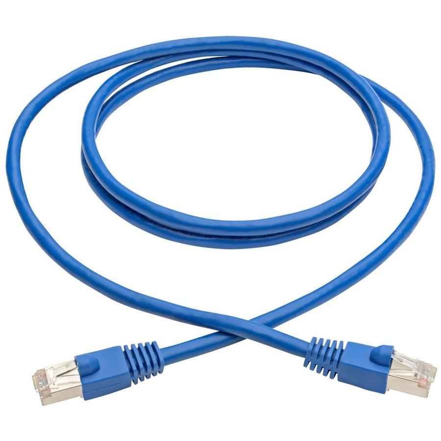 Tripp Lite N262-005-Bl Cat6A 10G Certified Snagless Shielded Stp Ethernet Cable (Rj45 M/M), Poe, Blue, 5 Ft. (1.52 M)
