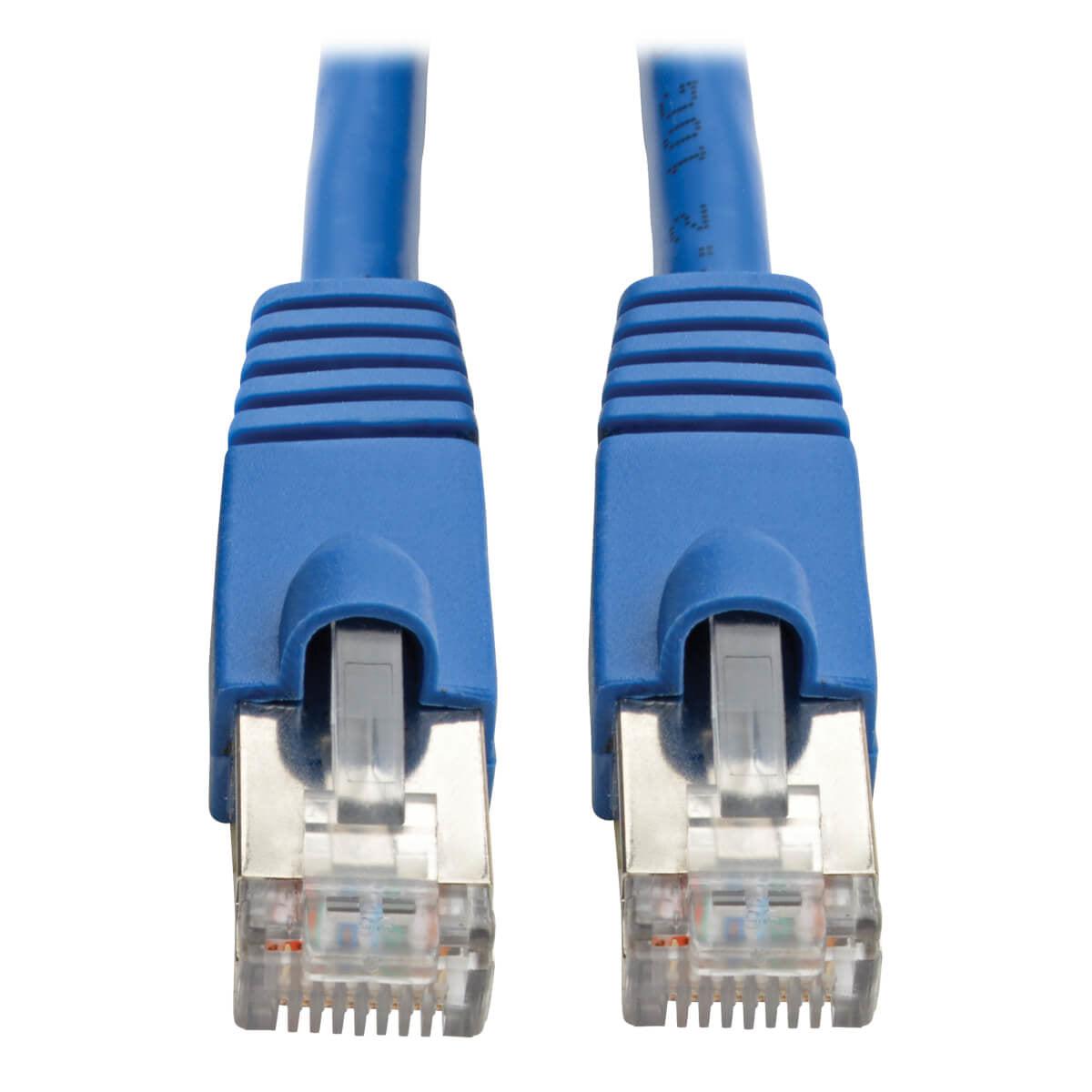 Tripp Lite N262-006-Bl Cat6A 10G-Certified Snagless Shielded Stp Ethernet Cable (Rj45 M/M), Poe, Blue, 6 Ft. (1.83 M)