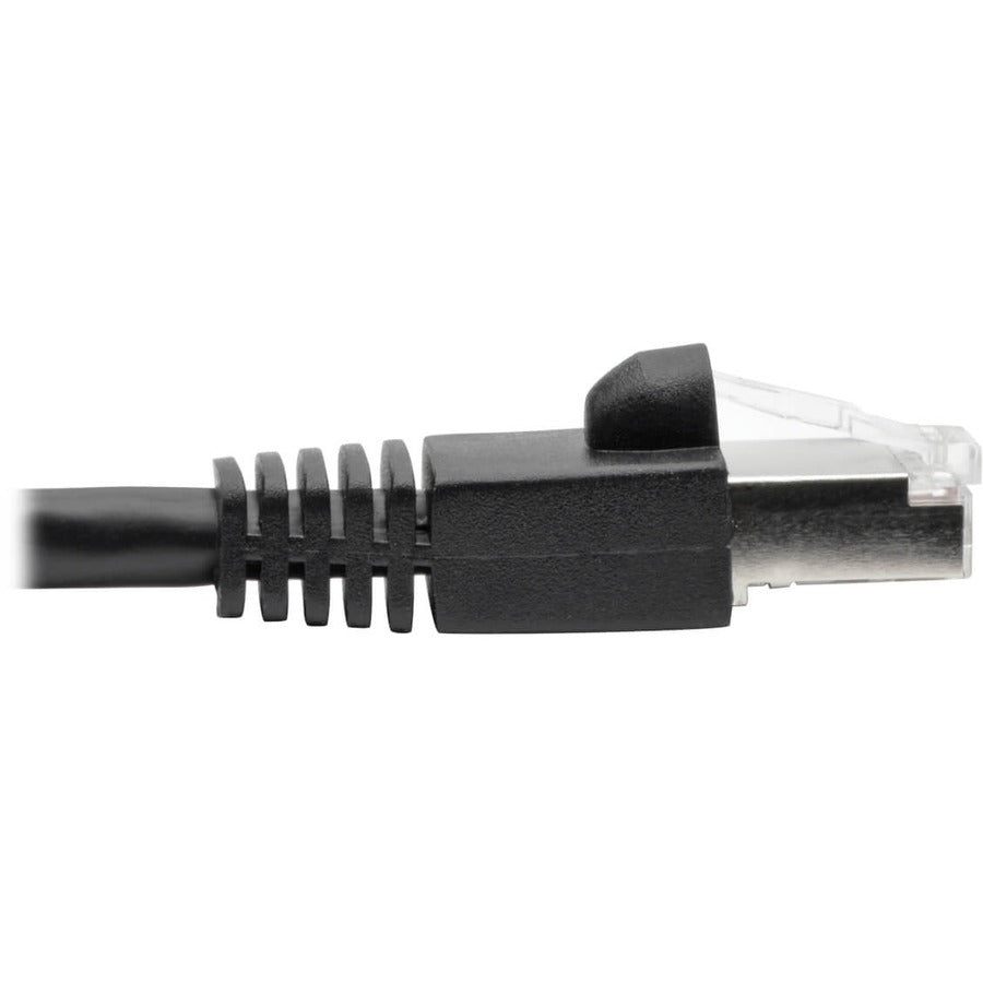 Tripp Lite N262-006-Bk Cat6A 10G-Certified Snagless Shielded Stp Ethernet Cable (Rj45 M/M), Poe, Black, 6 Ft. (1.83 M)
