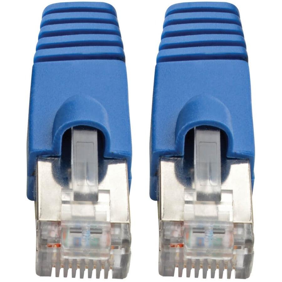 Tripp Lite N262-015-Bl Cat6A 10G-Certified Snagless Shielded Stp Ethernet Cable (Rj45 M/M), Poe, Blue, 15 Ft. (4.57 M)