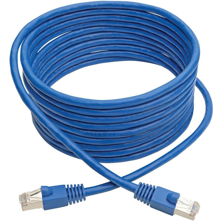 Tripp Lite N262-015-Bl Cat6A 10G-Certified Snagless Shielded Stp Ethernet Cable (Rj45 M/M), Poe, Blue, 15 Ft. (4.57 M)