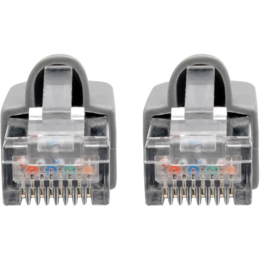 Tripp Lite N262-015-Gy Cat6A 10G-Certified Snagless Shielded Stp Ethernet Cable (Rj45 M/M), Poe, Gray, 15 Ft. (4.57 M)