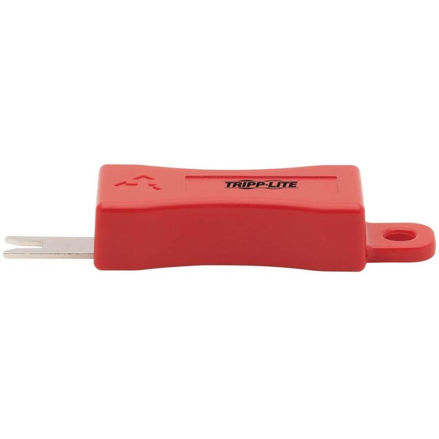 Tripp Lite N2Lock-Key-Rd Security Key For Rj45 Plug Locks And Locking Inserts, Red, 2 Pack