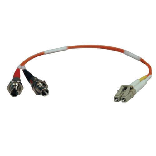 Tripp Lite N457-001-62 Duplex Multimode 62.5/125 Fiber Adapter (Lc-St M/F) 1 Ft. (0.31 M)
