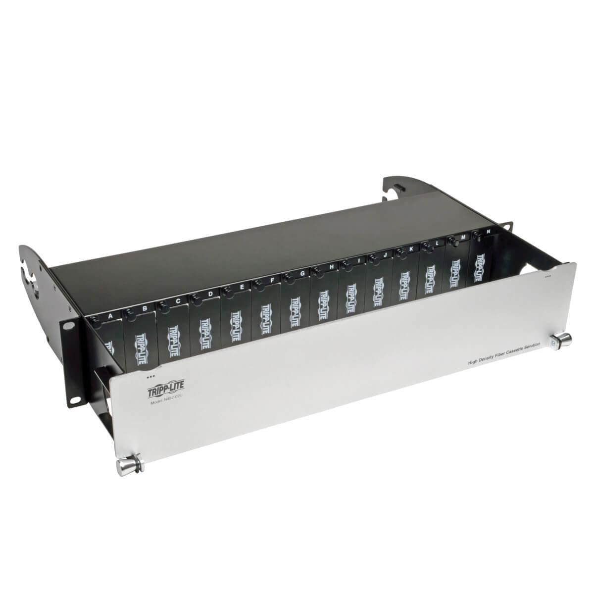 Tripp Lite N482-02U Enclosure For 14 High-Density Fiber Cassettes, 2U
