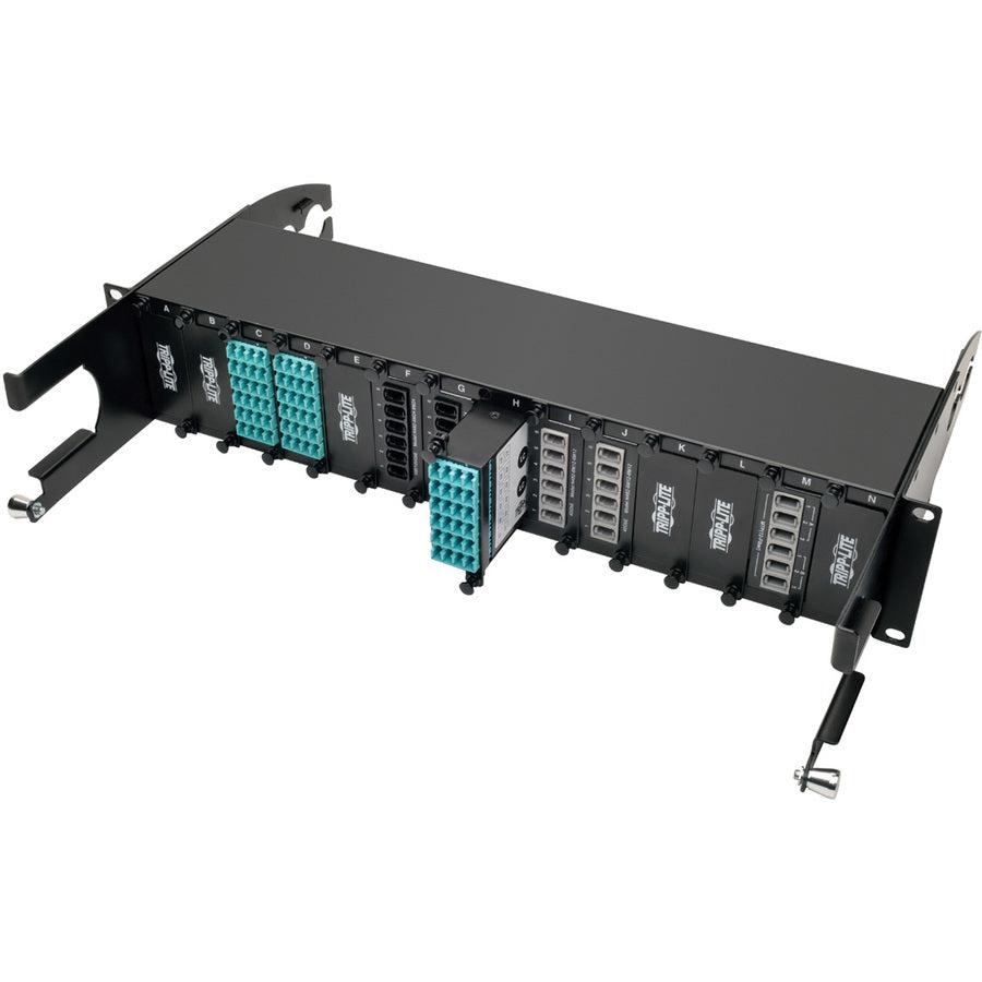 Tripp Lite N482-2M12-Lc12 40Gb To 10Gb Breakout Cassette - (X2) 12-Fiber Om4 Mtp/Mpo ( Male With Pins ) To (X12) Lc
