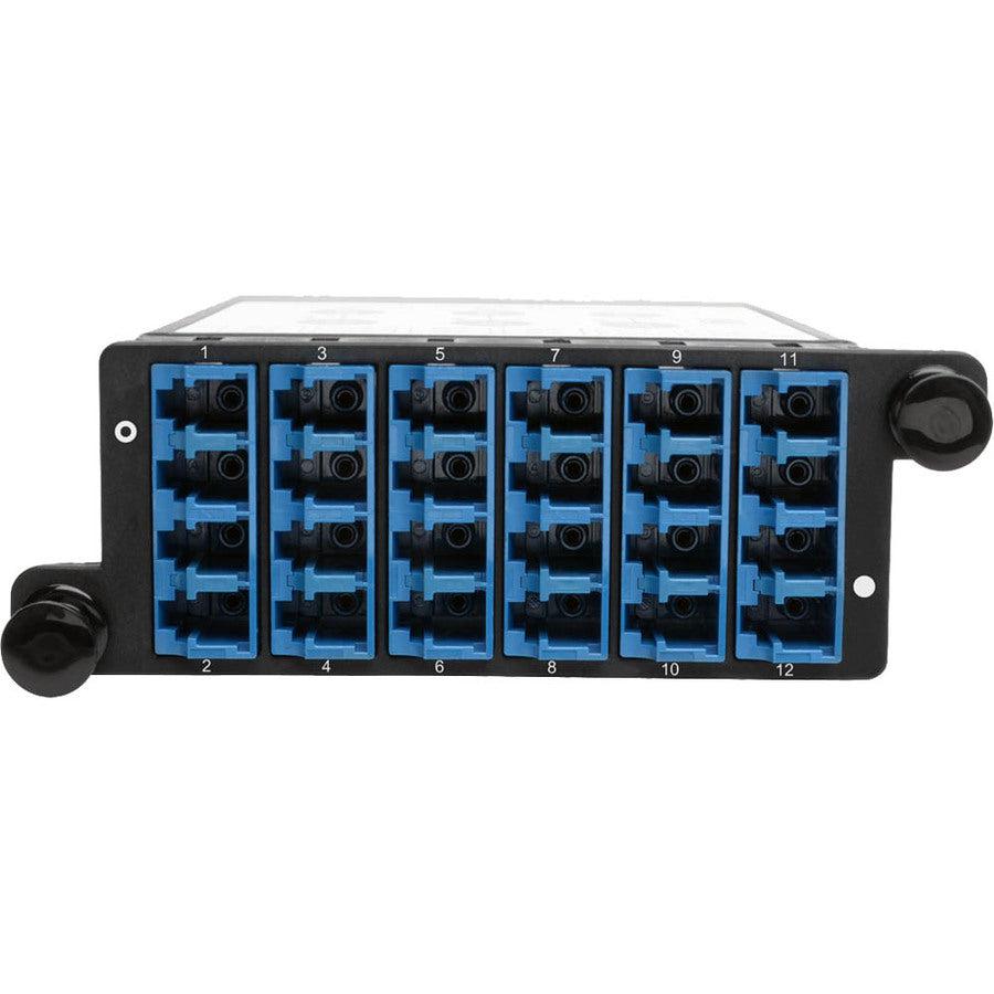 Tripp Lite N482-3M8L12S 40/100Gb Singlemode Fiber, 40Gb To 4 X 10Gb, 100Gb To 4 X 25Gb, Breakout