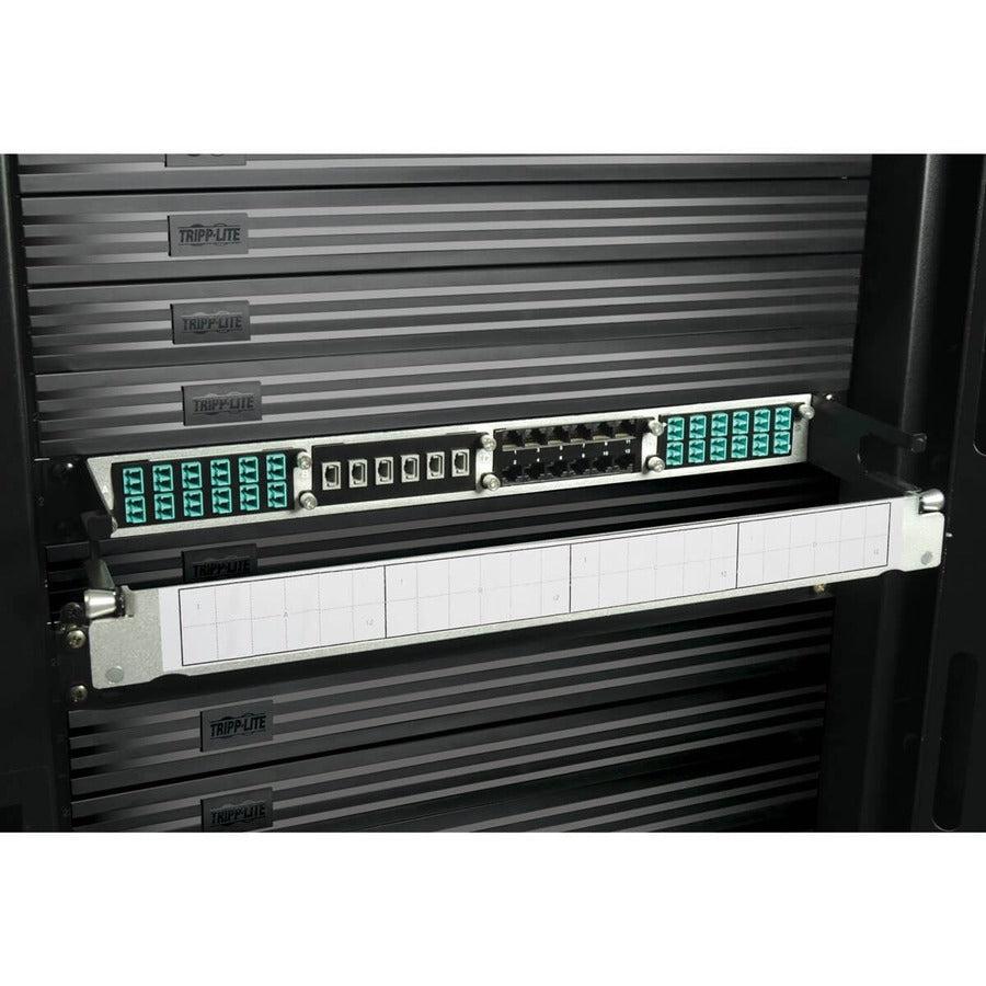 Tripp Lite N484-01U Copper/Fiber Enclosure For 4 High-Density Cassettes, 1U