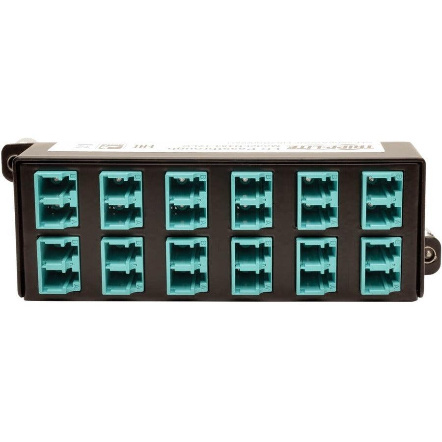 Tripp Lite N484-12Lc 10Gbe Pass-Through Cassette - (X12) Lc Duplex