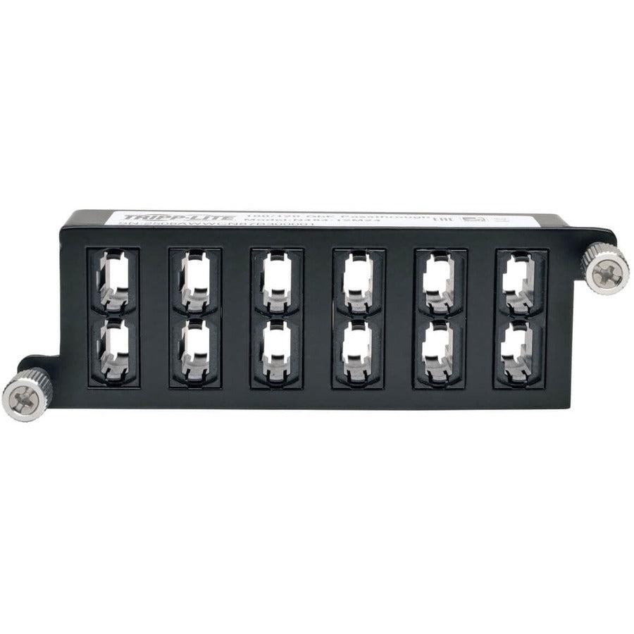Tripp Lite N484-12M24 100Gb/120Gb Pass-Through Cassette - (X12) 24-Fiber Mtp/Mpo ( Female )