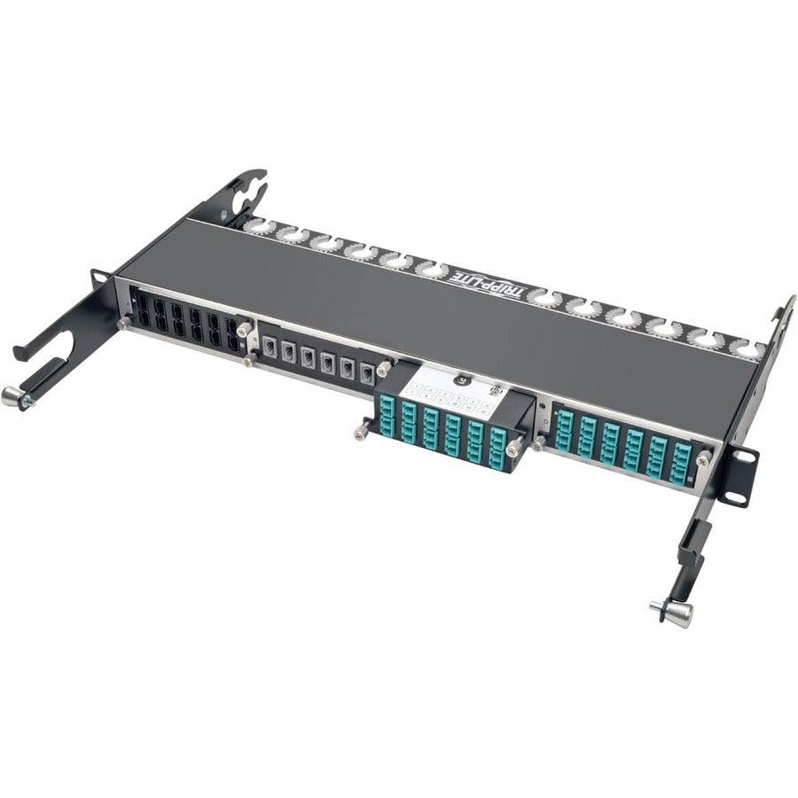 Tripp Lite N484-1M24-Lc12 100Gb/120Gb To10Gb Breakout Cassette, 24-Fiber Om4 Mtp/Mpo ( Male With Pins ) To ( X12 ) Lc Duplex