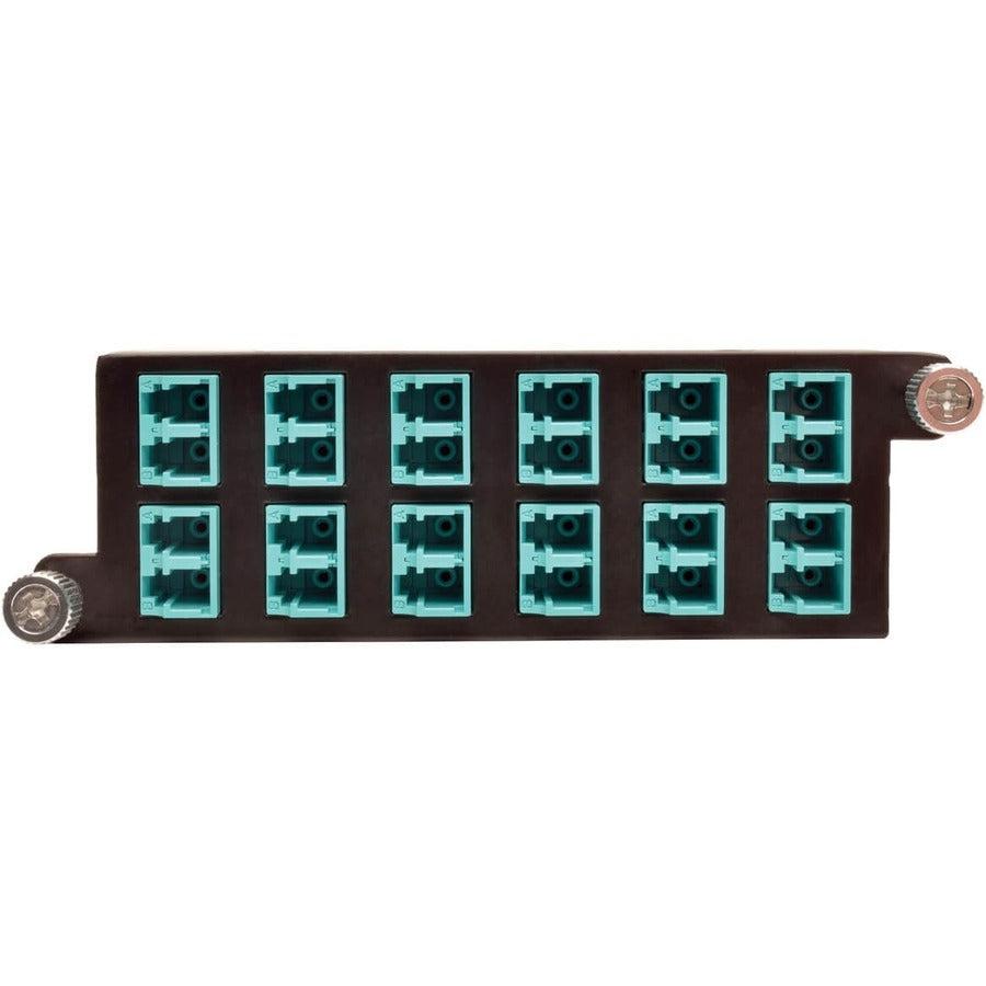 Tripp Lite N484-2M12-Lc12 40Gb To 10Gb Breakout Cassette, (X2) 12-Fiber Om4 Mtp/Mpo ( Male With Pins ) To ( X12 ) Lc Duplex