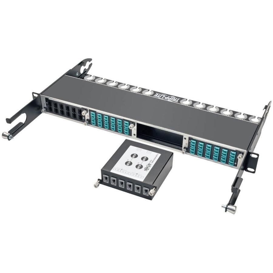 Tripp Lite N484-2M24-6M12 100Gb/120Gb To 40Gb Breakout Cassette, (X2) 24-Fiber Mtp/Mpo (Male With Pins) To (X6) 12-Fiber Mtp/Mpo (Male With Pins)