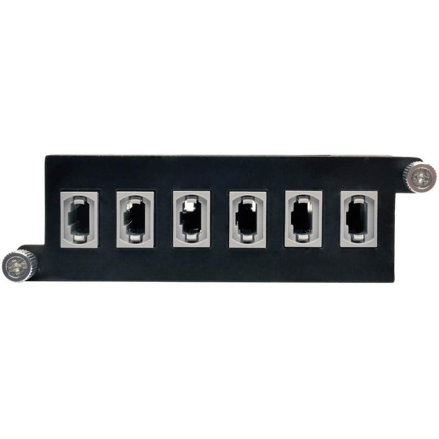 Tripp Lite N484-2M24-6M12 100Gb/120Gb To 40Gb Breakout Cassette, (X2) 24-Fiber Mtp/Mpo (Male With Pins) To (X6) 12-Fiber Mtp/Mpo (Male With Pins)