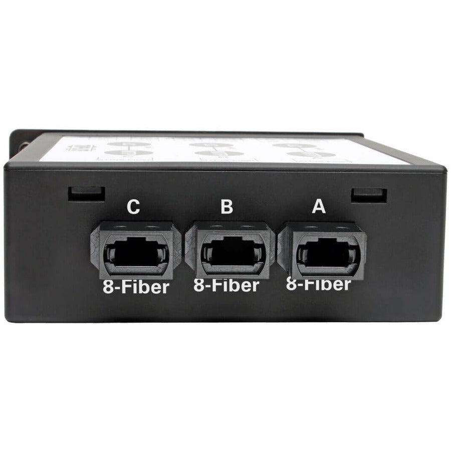 Tripp Lite N484-3M8L12S 40/100Gb Singlemode Fiber Breakout Cassette, 40Gb To 4 X 10Gb, 100Gb To 4