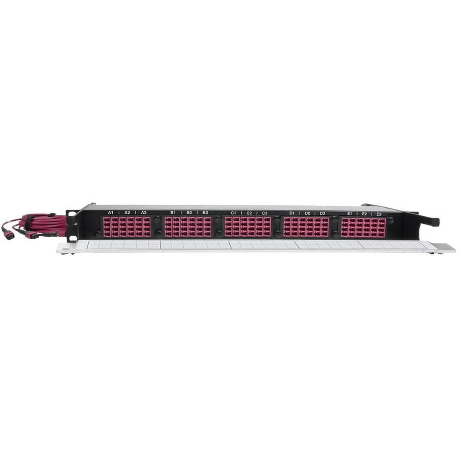 Tripp Lite N48K-15M8L60-B 40/100Gb Fiber Breakout Patch Panel, 40Gb To 4 X 10Gb, 100Gb To 4 X