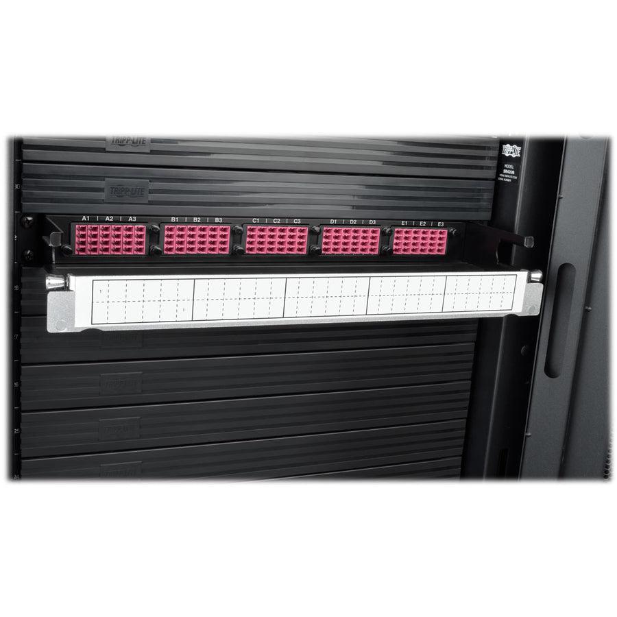 Tripp Lite N48K-15M8L60-B 40/100Gb Fiber Breakout Patch Panel, 40Gb To 4 X 10Gb, 100Gb To 4 X