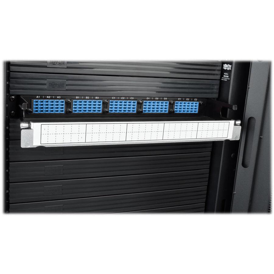 Tripp Lite N48K-15M8L60S-B 40/100Gb Fiber Breakout Patch Panel, 40Gb To 4 X 10Gb, 100Gb To 4 X 25Gb,