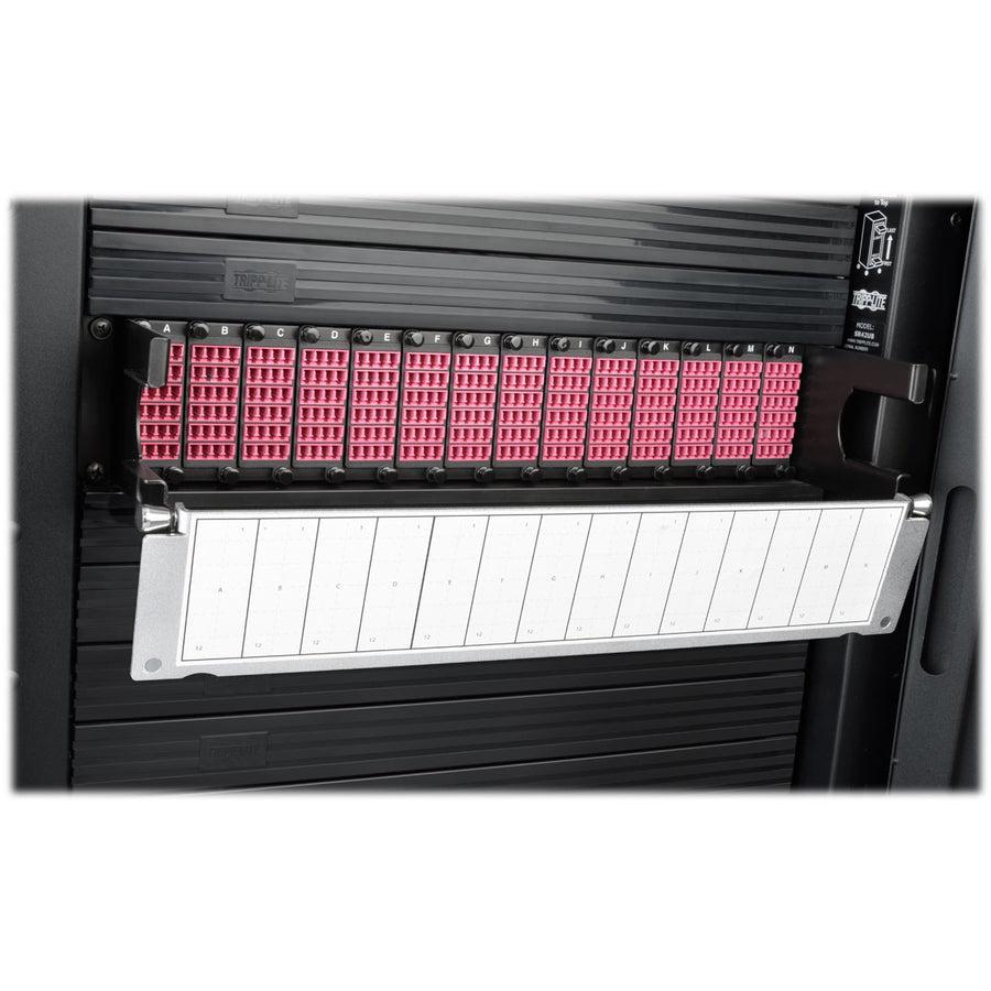 Tripp Lite N48K-42M8L168-B 40/100Gb Fiber Breakout Patch Panel, 40Gb To 4 X 10Gb, 100Gb To 4 X 25Gb,
