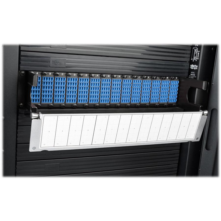 Tripp Lite N48K-42M8L168Sb 40/100Gb Fiber Breakout Patch Panel, 40Gb To 4 X 10Gb, 100Gb To 4 X 25Gb,