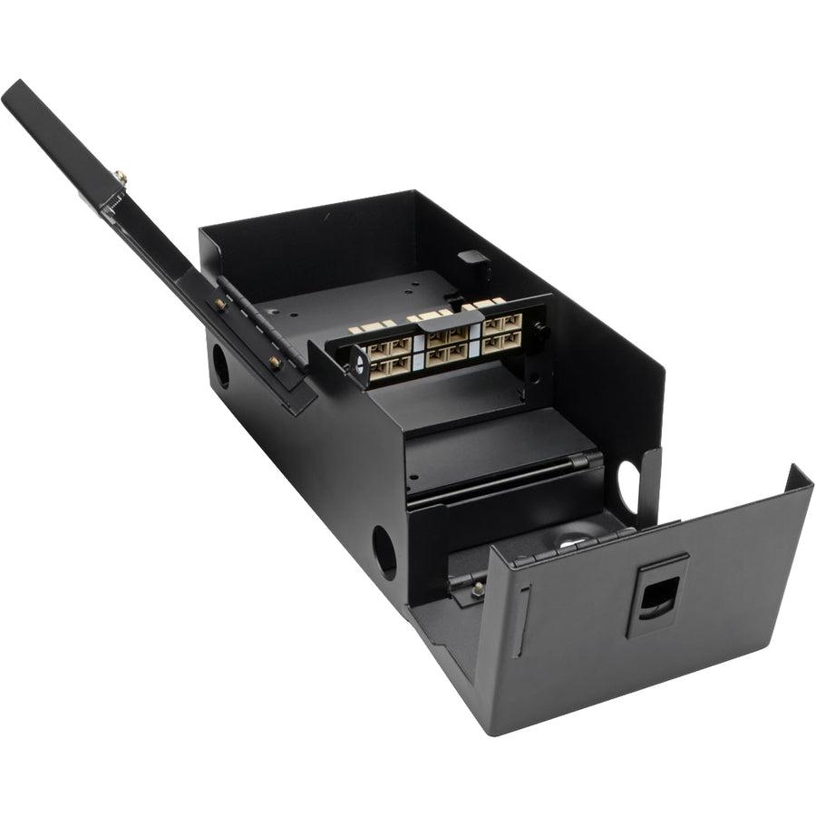 Tripp Lite N492-06D-Sc High-Density Fiber Adapter Panel (Mmf/Smf), 6 Sc Duplex Connectors, Black