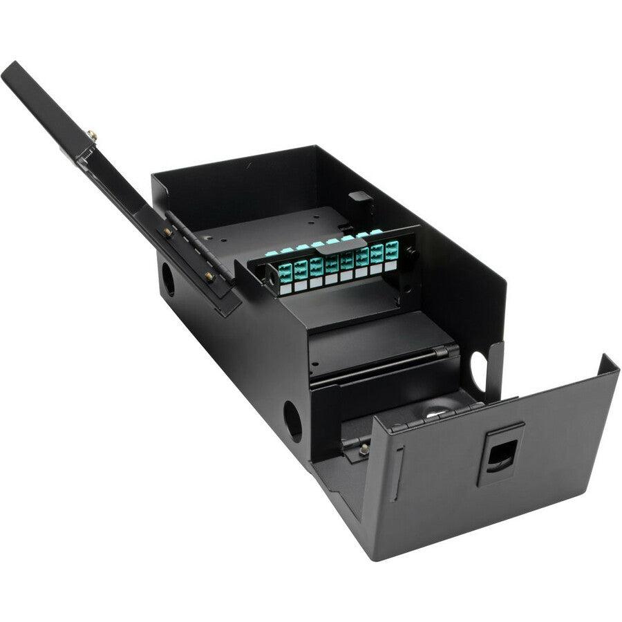 Tripp Lite N492-08D-Lc High-Density Fiber Adapter Panel (Mmf/Smf), 8 Lc Duplex Connectors, Black