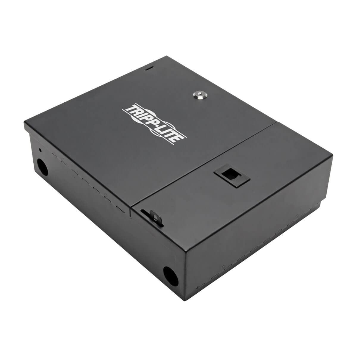 Tripp Lite N492-Wm4-Bk Wall-Mount Fiber Optic Distribution Enclosure, 4-Panel Capacity