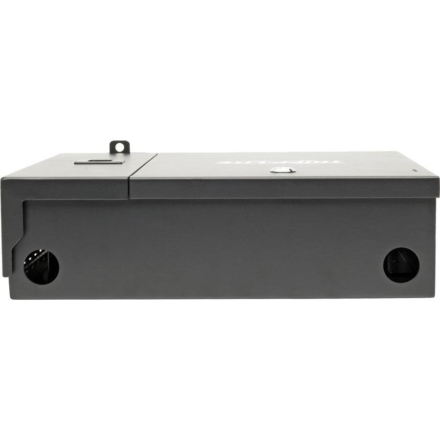 Tripp Lite N492-Wm4-Bk Wall-Mount Fiber Optic Distribution Enclosure, 4-Panel Capacity