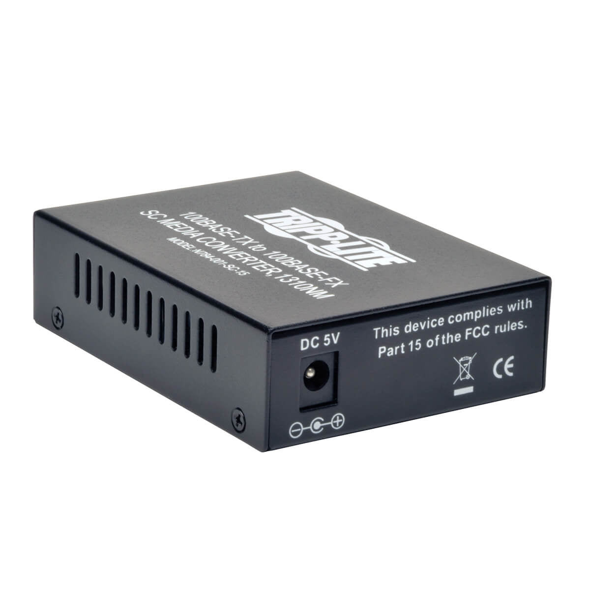 Tripp Lite N784-001-SC-15 | 10/100 Ethernet Media Converter | 15km Fiber Conversion | TecISoft