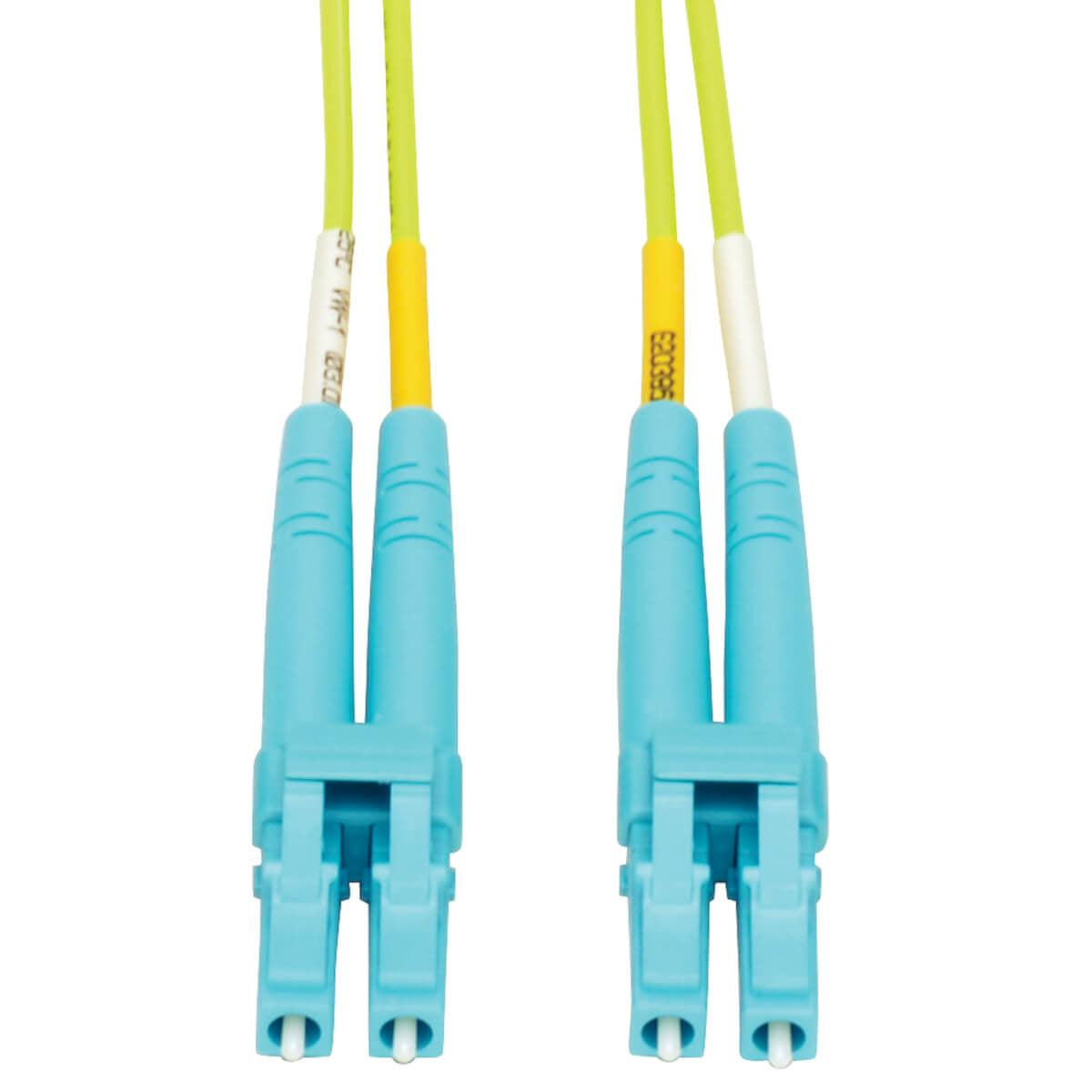 Tripp Lite N820-07M-Om5 100G Duplex Multimode 50/125 Om5 Lszh Fiber Optic Cable (Lc/Lc), Lime Green, 7 M