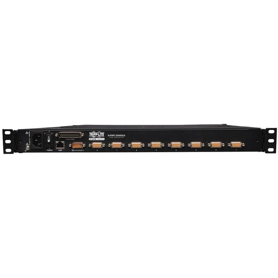Tripp Lite Netdirector 8-Port 1U Rack-Mount Console Kvm Switch With 19-In. Lcd And Ip Remote Access