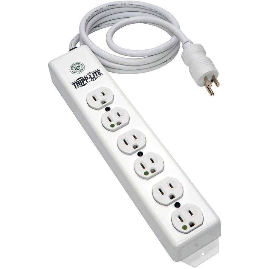 Tripp Lite Not For Patient-Care Vicinity – Ul 1363 Medical-Grade Power Strip With 6 Hospital-Grade Outlets, 1.5 Ft. Cord