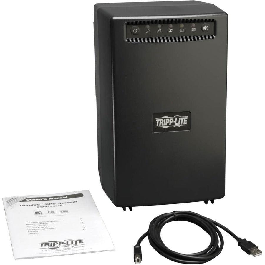 Tripp Lite OmniVS 1500VA - Line Interactive UPS Battery Backup | Tecisoft OMNIVS1500