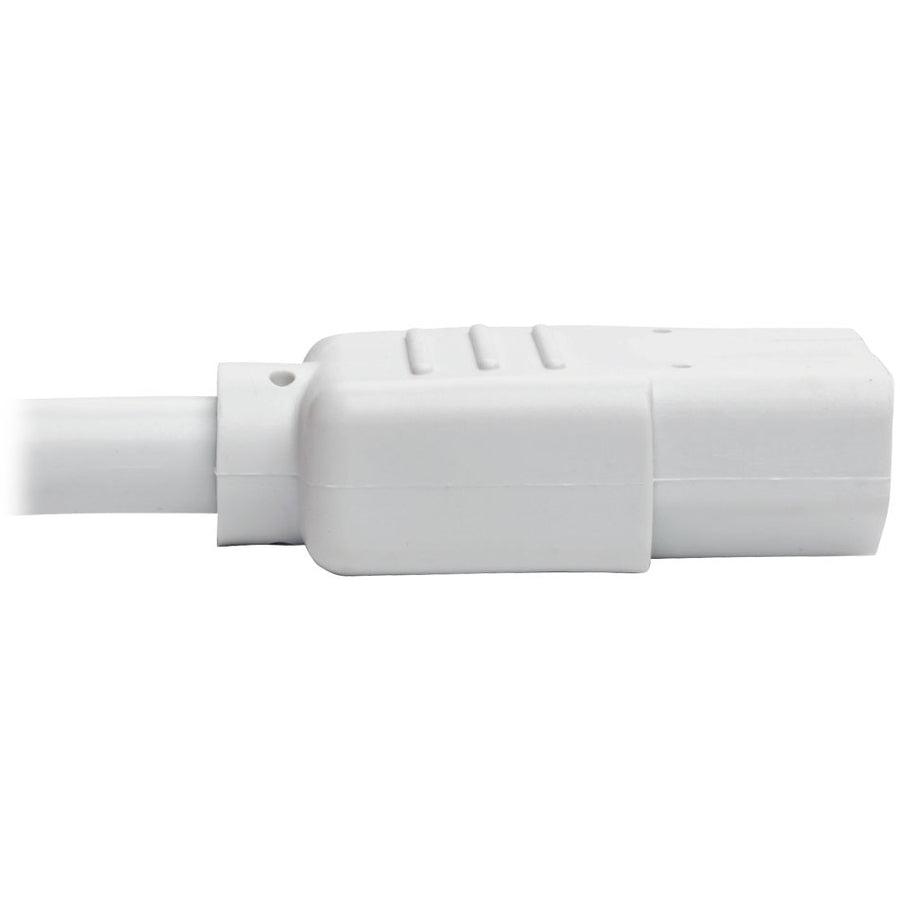 Tripp Lite P004-003-Awh Pdu Power Cord, C13 To C14 - 10A, 250V, 18 Awg, 3 Ft. (0.91 M), White