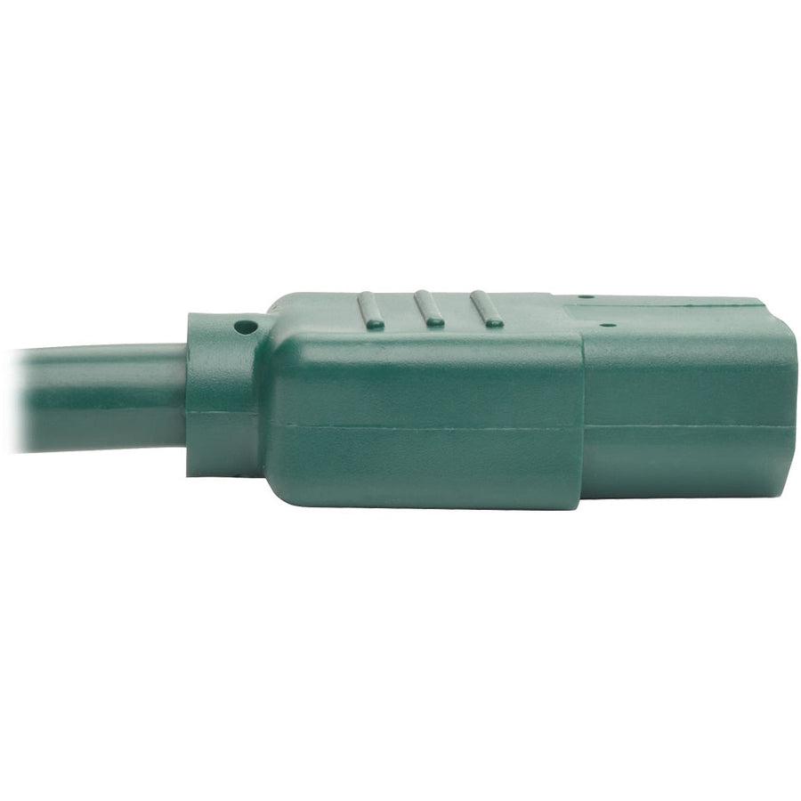 Tripp Lite P004-006-Agn Pdu Power Cord, C13 To C14 - 10A, 250V, 18 Awg, 6 Ft. (1.83 M), Green