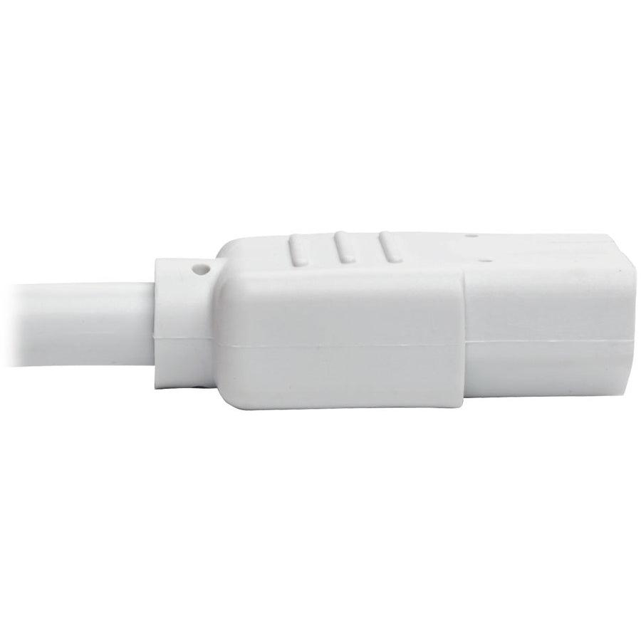 Tripp Lite P004-006-Awh Pdu Power Cord, C13 To C14 - 10A, 250V, 18 Awg, 6 Ft. (1.83 M), White
