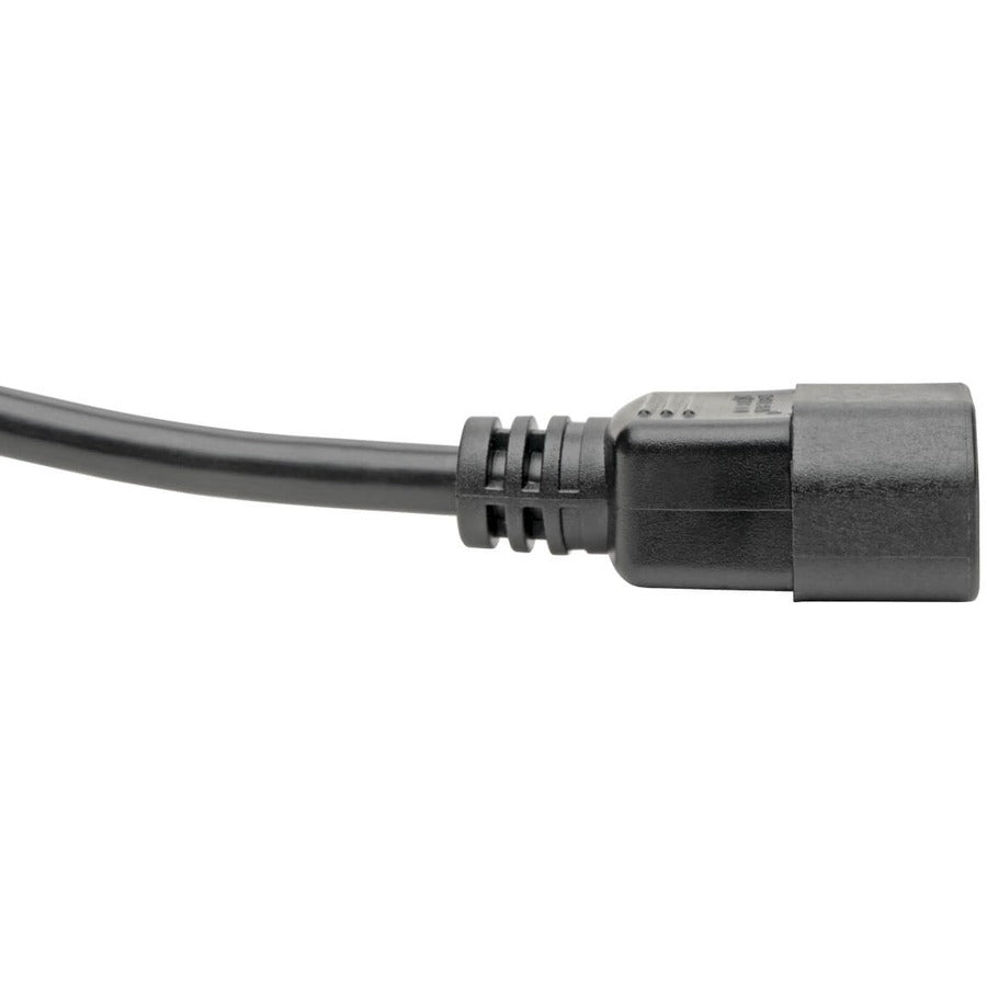 Tripp Lite P004-L01 Power Extension Cord, Locking C13 To C14 Pdu Style - 10A, 250V, 18 Awg, 1 Ft. (0.31 M)