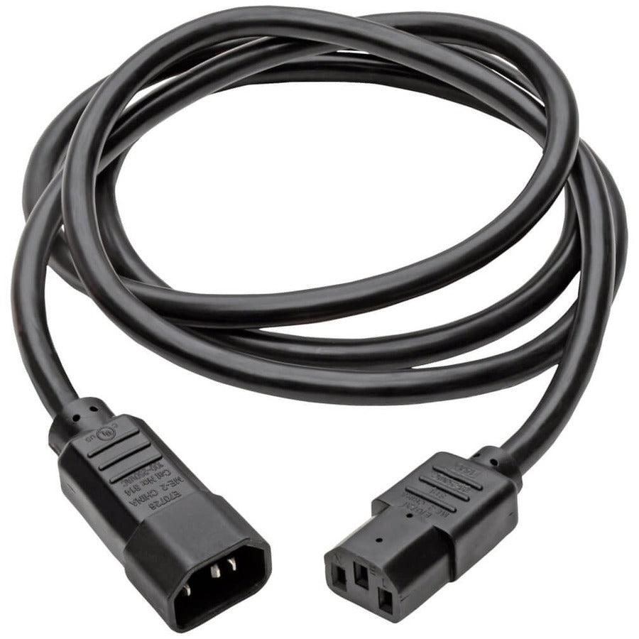 Tripp Lite P005-006 Heavy-Duty Pdu Power Cord, C13 To C14 - 15A, 250V, 14 Awg, 6 Ft. (1.83 M), Black