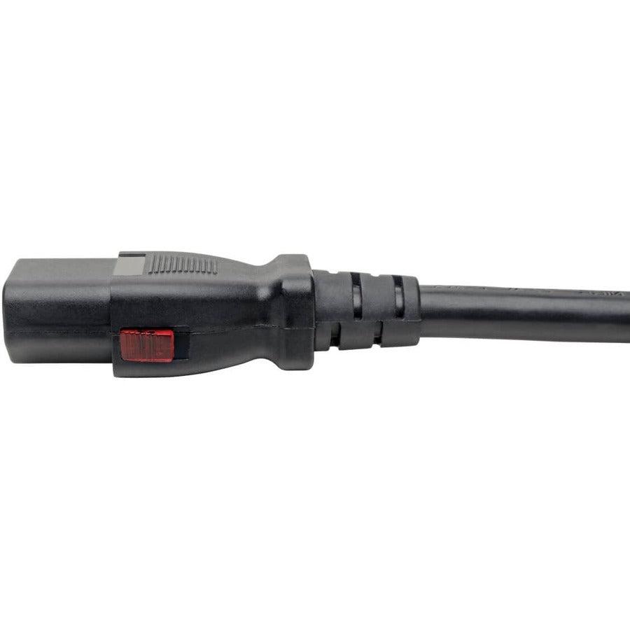 Tripp Lite P005-L10 Heavy-Duty Pdu Power Cord, Locking C13 To C14 - 15A, 250V, 14 Awg, 10 Ft. (3.05 M)