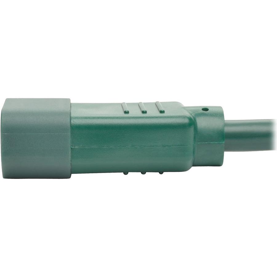 Tripp Lite P018-002-Agn Power Cord C14 To C15 - Heavy-Duty, 15A, 250V, 14 Awg, 2 Ft. (0.61 M), Green