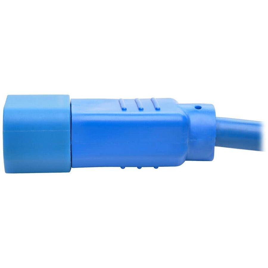 Tripp Lite P018-006-Abl Power Cord C14 To C15 - Heavy-Duty, 15A, 250V, 14 Awg, 6 Ft. (1.83 M), Blue