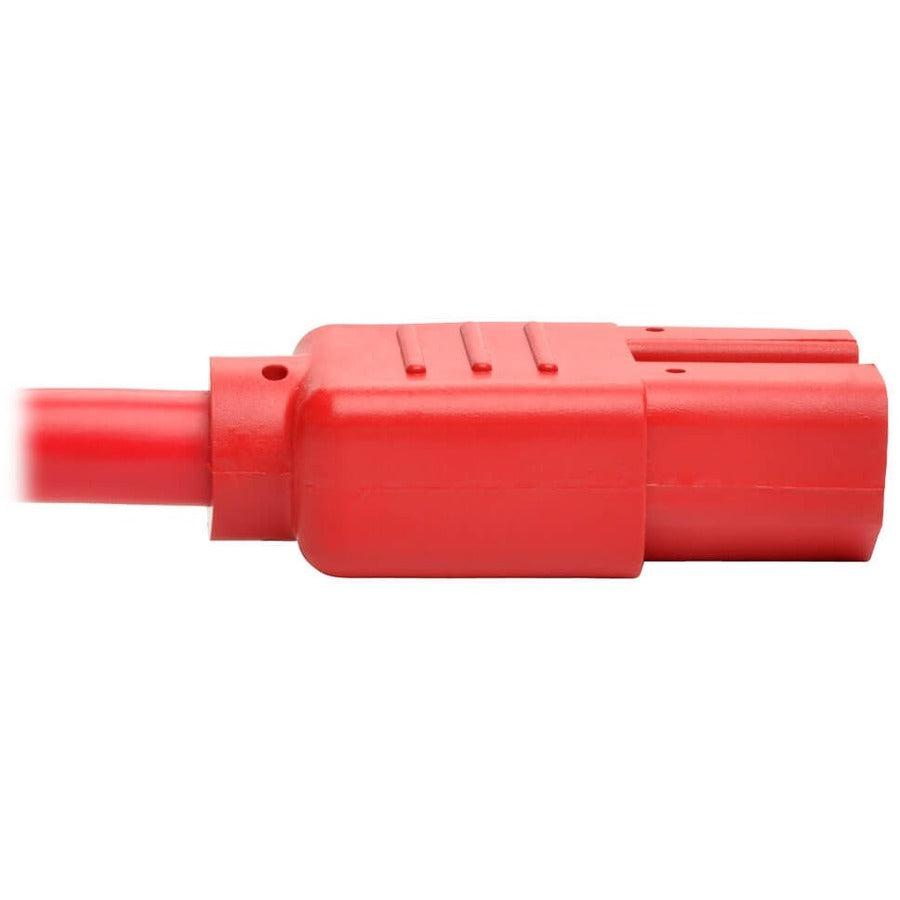 Tripp Lite P018-006-Ard Power Cord C14 To C15 - Heavy-Duty, 15A, 250V, 14 Awg, 6 Ft. (1.83 M), Red