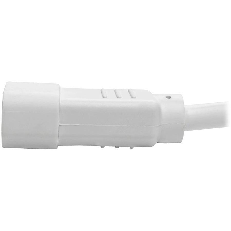 Tripp Lite P018-006-Awh Power Cord C14 To C15 - Heavy-Duty, 15A, 250V, 14 Awg, 6 Ft. (1.83 M), White