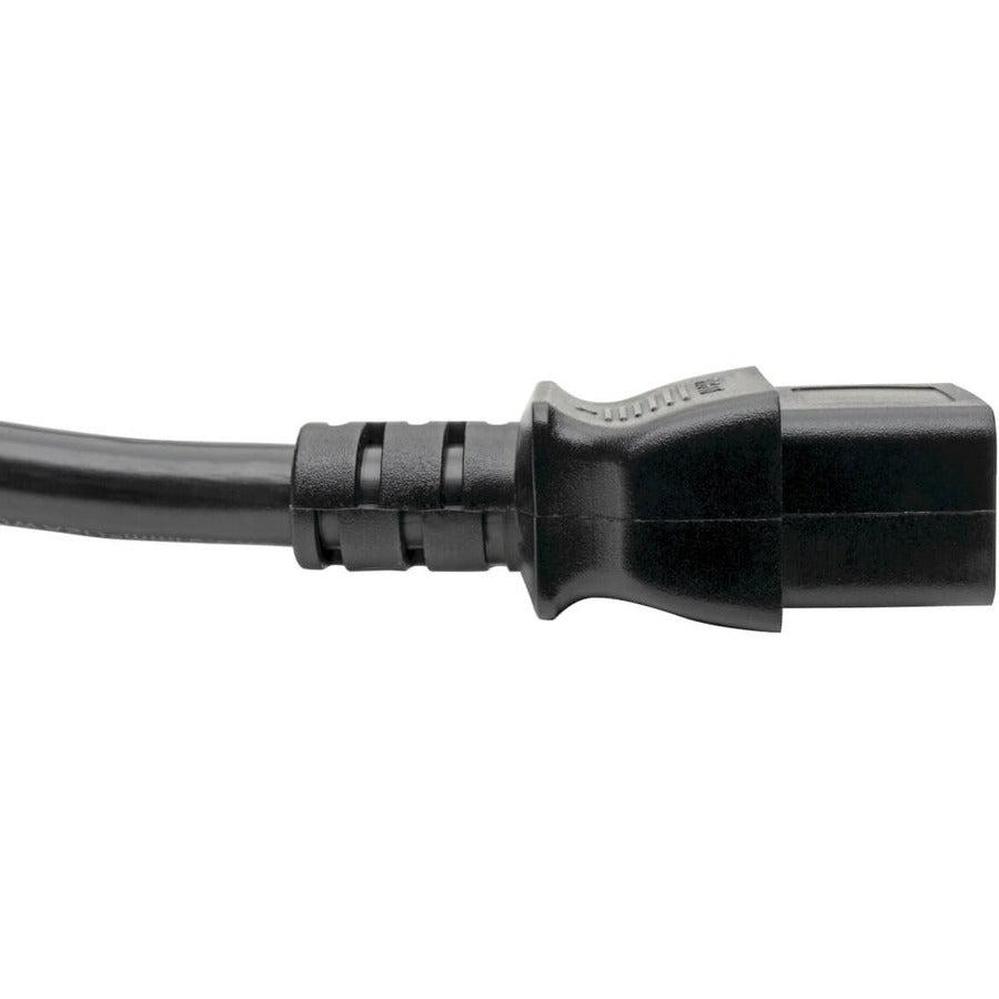Tripp Lite P036-002 Power Extension Cord, C19 To C20 - Heavy-Duty, 20A, 250V, 12 Awg, 2 Ft. (0.61 M), Black