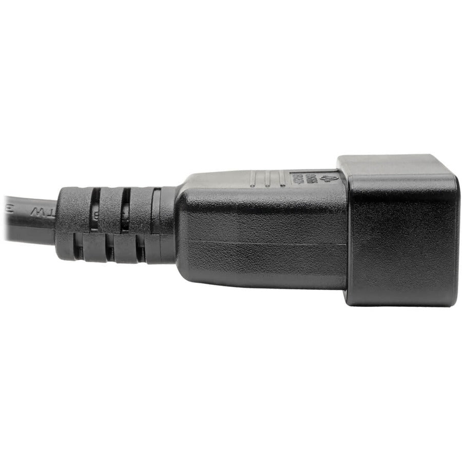 Tripp Lite P036-006 Power Extension Cord, C19 To C20 - Heavy-Duty, 20A, 250V, 12 Awg, 6 Ft. (1.83 M), Black